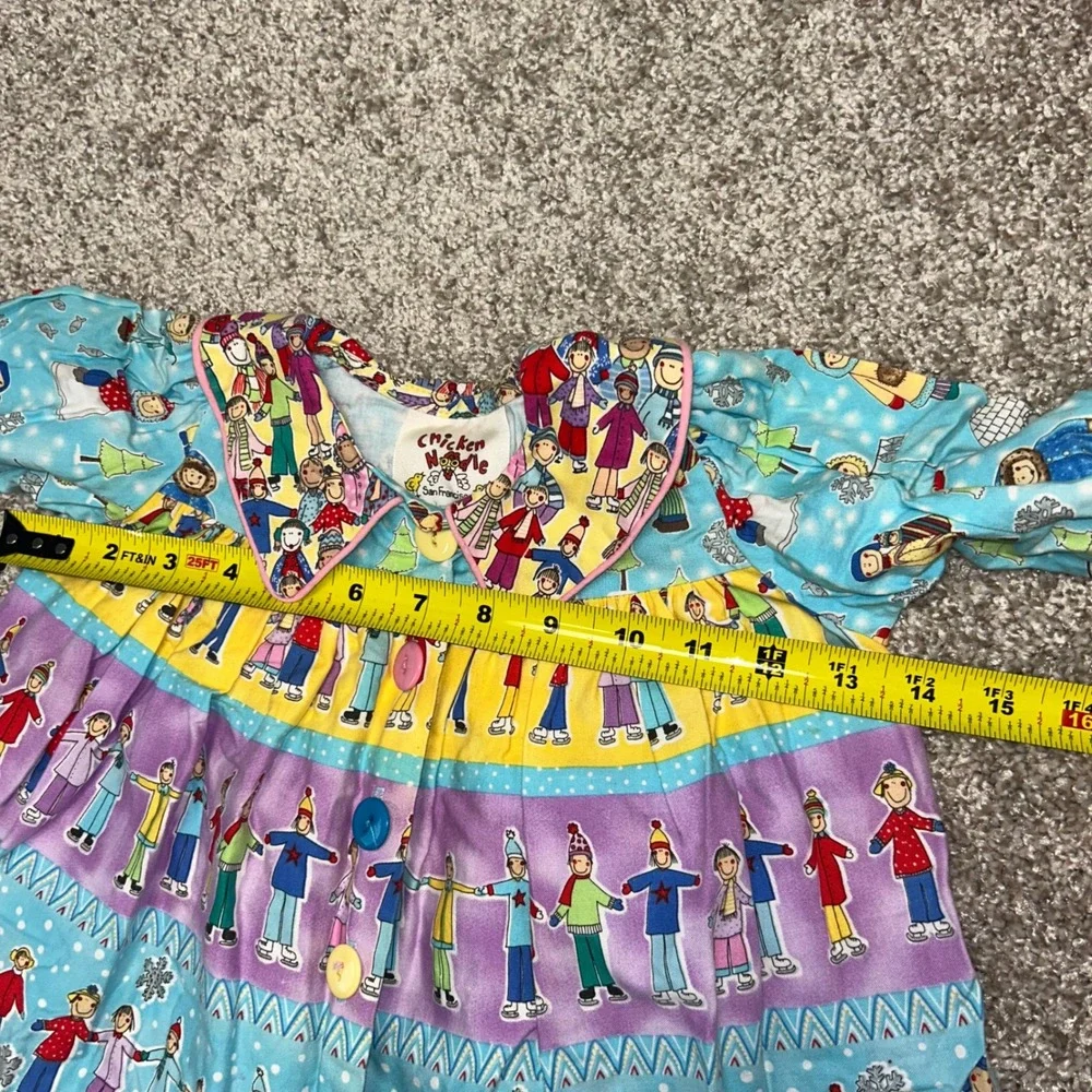 Vintage Chicken Noodle Baby/Toddler Girls Outfit Size 18M Top Bloomers USA Made
